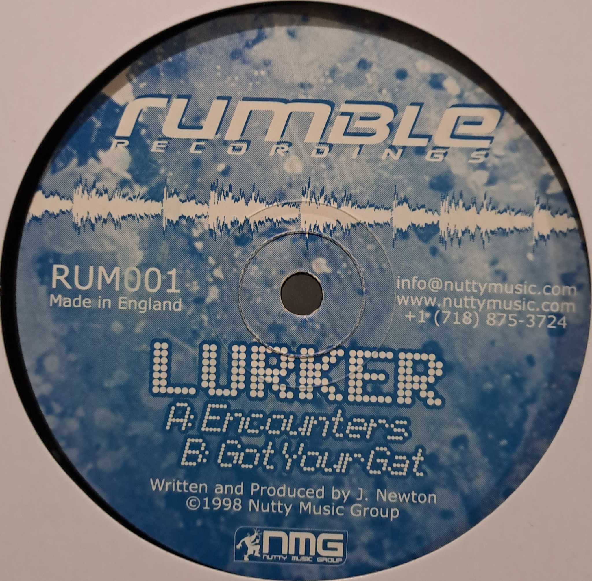 Rumble Recordings 001 - vinyle Drum & Bass